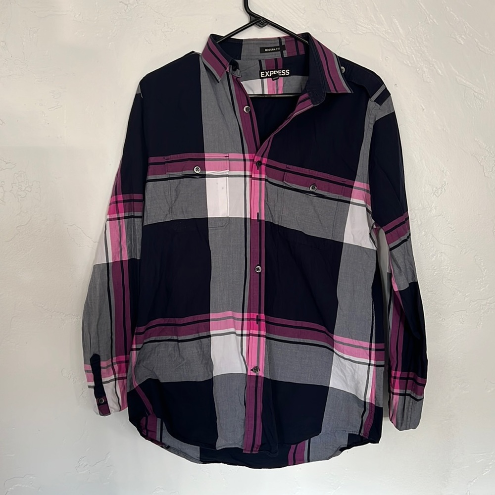 Mens Express Button Down